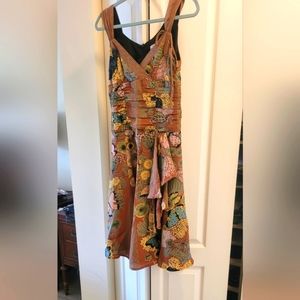 Nanette Lepore silk midi dress